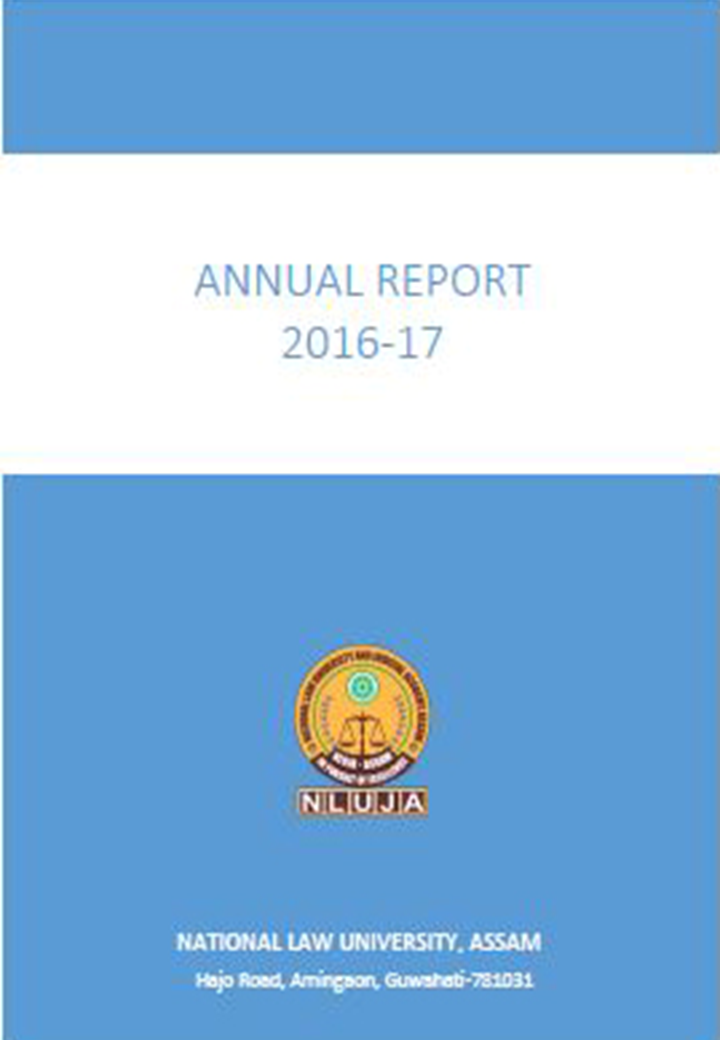Annual Report 2016-17 NLUJA Assam