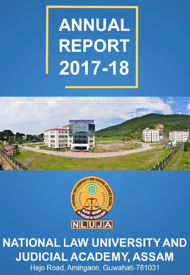 Annual Report 2017-2018 NLUJA Assam