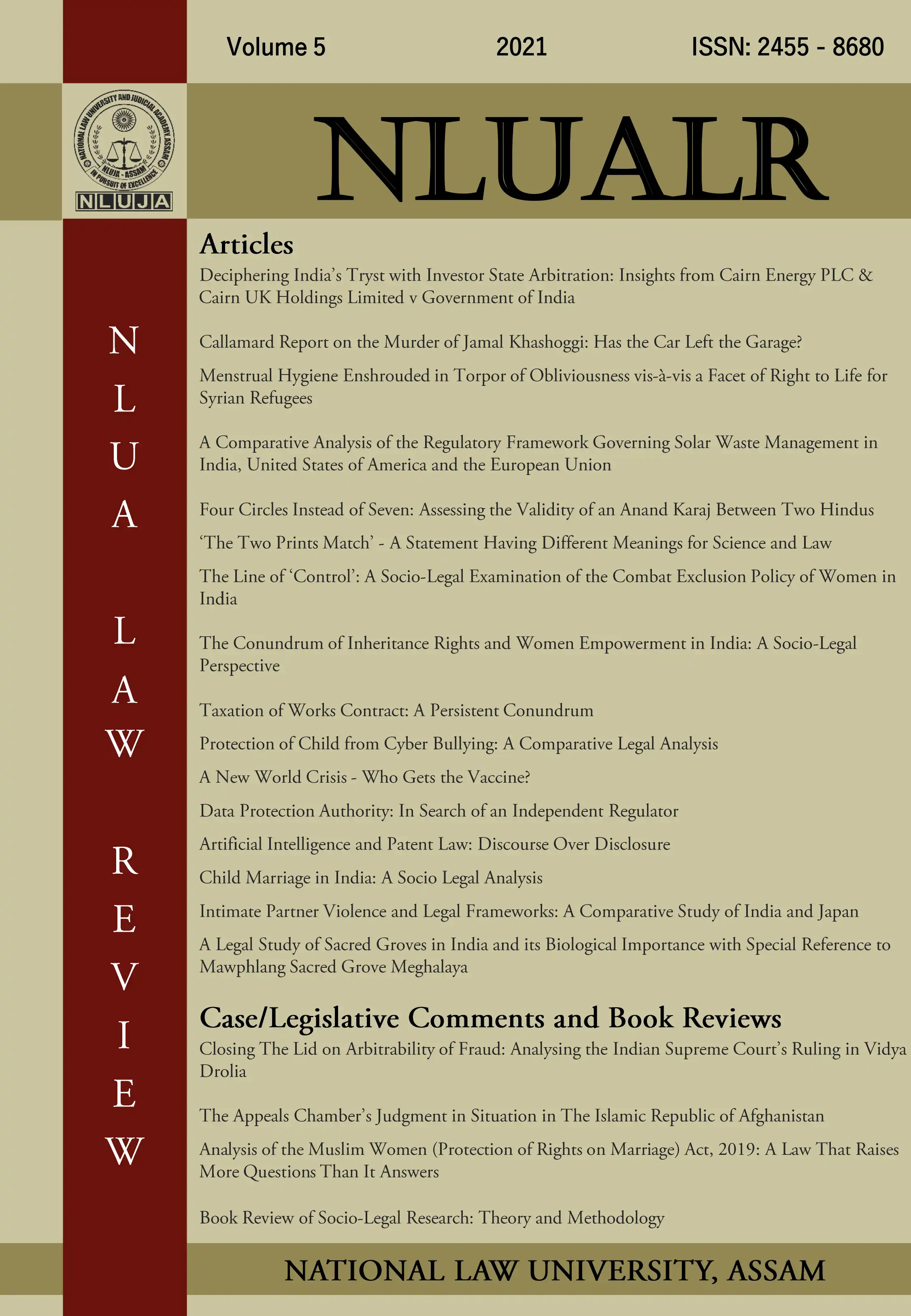NLUA Law Review
