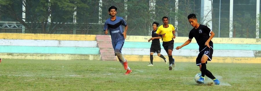 Photograph of football match in Abhiveera